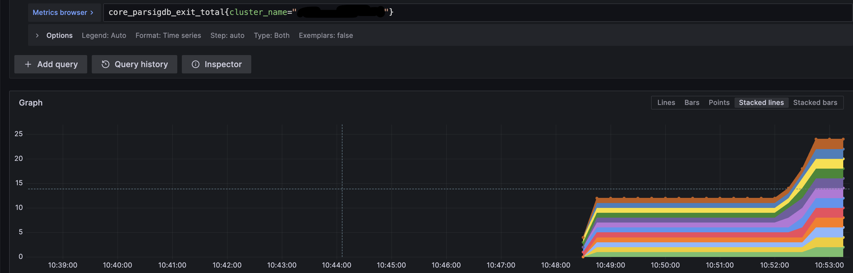 Screenshot: Operator 2 broadcasts an exit on validator client 2.